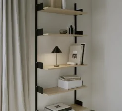Lampe*New Works Baladeuse, Brolly, , LED, dim, 2700K, 140 lm, Ø16,5cm, H30cm - noir
