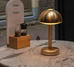 Lampe*Humble Baladeuse, Bug Gold, , IP65, LED, dim, 2600K, 52 lm, Ø15cm, H28,7cm - or