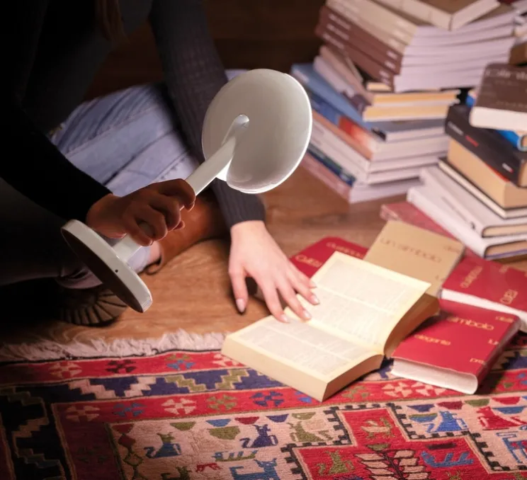 Baladeuse, Cabriolette cordless, blanc, LED, dim, 2700K, 220 lm, Ø15,5cm, H28cm - Martinelli Luce