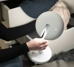 Baladeuse, Cabriolette cordless, blanc, LED, dim, 2700K, 220 lm, Ø15,5cm, H28cm - Martinelli Luce