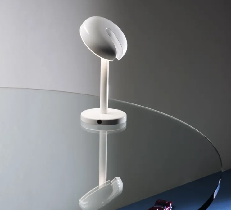 Baladeuse, Cabriolette cordless, blanc, LED, dim, 2700K, 220 lm, Ø15,5cm, H28cm - Martinelli Luce