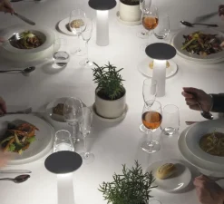 Baladeuse, Cocktail orientable, blanc, LED, dim, 2700k, 154 lm, Ø12,8cm, H21,5cm - LEDs C4