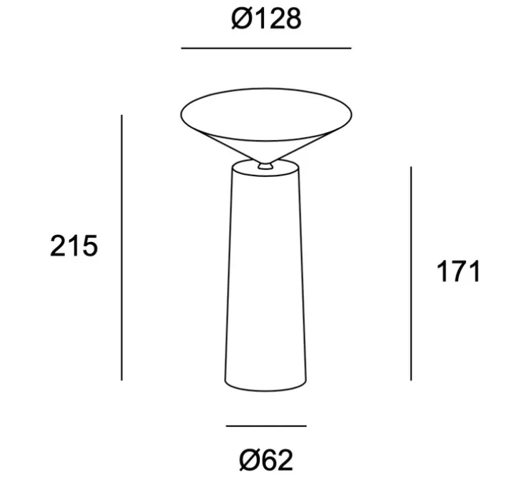 Baladeuse, Cocktail orientable, blanc, LED, dim, 2700k, 154 lm, Ø12,8cm, H21,5cm - LEDs C4