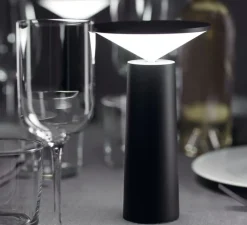 Lampe*LEDS C4 Baladeuse, Cocktail orientable, , LED, dim, 2700k, 154 lm, Ø12,8cm, H21,5cm - noir