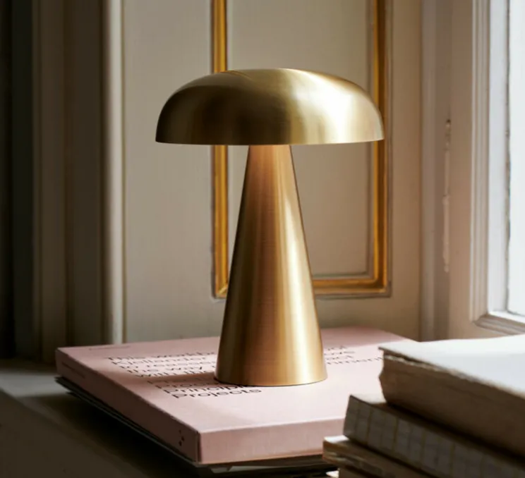 Baladeuse, Como SC53, laiton, IP44, LED, 2700K, 100lm, Ø15,6cm, H21cm - Andtradition