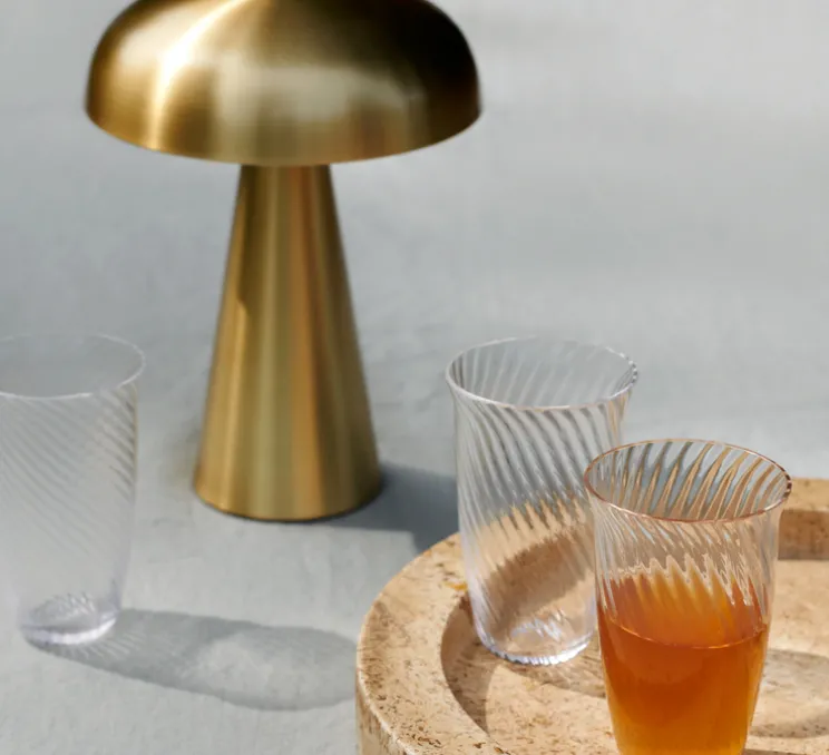 Baladeuse, Como SC53, laiton, IP44, LED, 2700K, 100lm, Ø15,6cm, H21cm - Andtradition