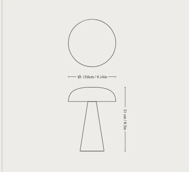 Lampe|Enfants*Andtradition Baladeuse, Como SC53, , IP44, LED, 2700K, 100lm, Ø15,6cm, H21cm - noir