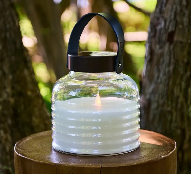 Baladeuse, d'extérieur, Aston Solar Jar, marron, noir, IP44, LED, Ø20cm, H20cm - Sirius