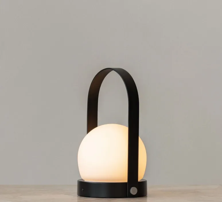 Lampe|Enfants*Audo Copenhagen Baladeuse, d'extérieur, Carrie, , IP44, LED, dim, 2700K, 250 lm, Ø13,5cm, H24,5cm - noir