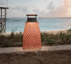 Baladeuse, d'extérieur, Nans M/41/R Outdoor, Brun graphite - Teinte rouge, IP65, LED, 2700K, 460 lm, Ø20.8cm, H40.5cm - Bover