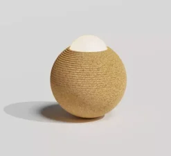 Enfants|Lampe*Luxcambra Baladeuse d'extérieur, Terra S, , IP67, LED, dim, 3000K, 290 lm, Ø18cm, H20cm - liège