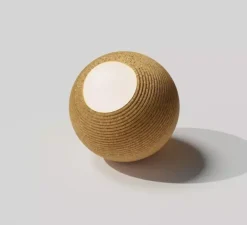 Enfants|Lampe*Luxcambra Baladeuse d'extérieur, Terra S, , IP67, LED, dim, 3000K, 290 lm, Ø18cm, H20cm - liège