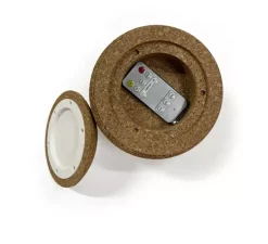 Enfants|Lampe*Luxcambra Baladeuse d'extérieur, Terra S, , IP67, LED, dim, 3000K, 290 lm, Ø18cm, H20cm - liège