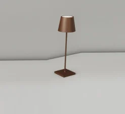 Baladeuse, Drink, marron, IP54, LED, dim, 3000K, 190 lm, Ø11cm, H38cm - Nedgis