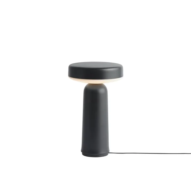 Baladeuse, Ease, noir, IP54, LED, dim, 2700K, 230 lm, Ø13,2cm, H21,5cm - Muuto