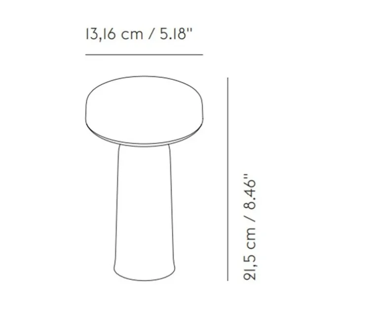 Baladeuse, Ease, noir, IP54, LED, dim, 2700K, 230 lm, Ø13,2cm, H21,5cm - Muuto