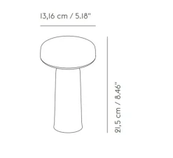 Lampe*Muuto Baladeuse, Ease, , IP54, LED, dim, 2700K, 230 lm, Ø13,2cm, H21,5cm - taupe