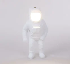 Enfants|Lampe*Seletti Baladeuse, Flashing Starman, , LED, 2700K, 300lm, L18cm, H22,5cm - blanc