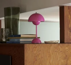 Lampe*Andtradition Baladeuse, Flowerpot VP9, , IP44, LED, dim, 2700K, 104 lm, Ø16cm, H29,5cm - rose tanguy