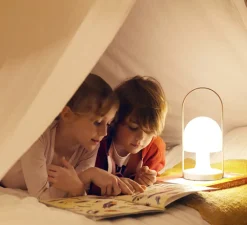 Lampe|Enfants*Marset Baladeuse, Follow me, , LED,2700K, 135lm Ø12,3cm, H28,8cm - blanc