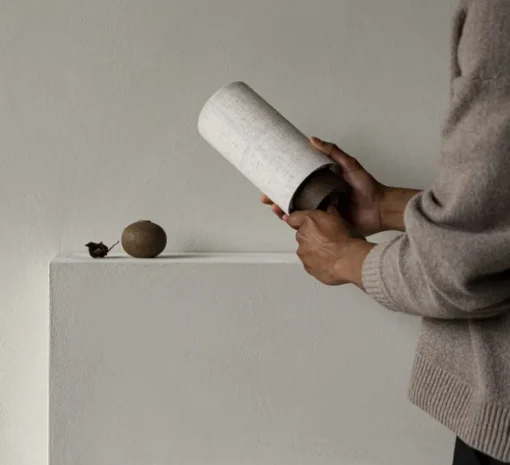 Baladeuse, Hashira, beige, LED, dim, 2700K, 150 lm, Ø10cm, H23,5cm - Audo Copenhagen