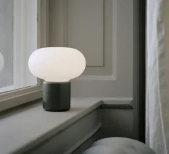 Lampe*New Works Baladeuse, Karl-Johan, , IP67, LED, dim, 2700K, 160 lm, Ø16cm, H18cm - Vert forêt
