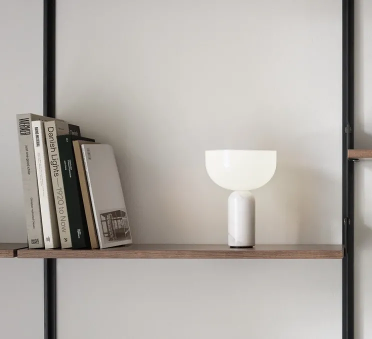 Baladeuse, Kizu, blanc, LED, dim, 2700K, lm, Ø18cm, H24cm - New Works