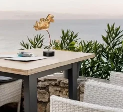 Lampe*Slamp Baladeuse, La Fleur, , LED, dim, 2700K, 150 lm, Ø15cm, H26cm - noir et or