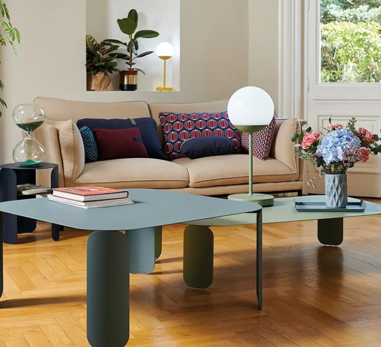 Lampe*Fermob Baladeuse, Lampe à poser, d'extérieur H63 Mooon! , cactus, IP44, dim, 3000K-6000K, 500lm, Ø25cm, H63cm - vert