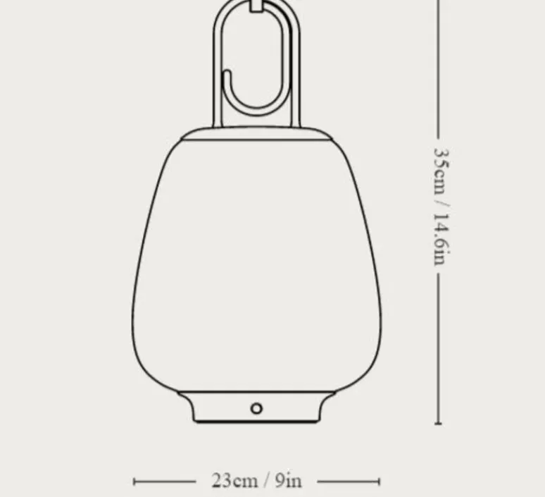 Enfants|Lampe*Andtradition Baladeuse, Lucca SC51, , IP44, LED, 2700K, lm, Ø24cm, H37cm - noir