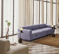 Baladeuse, Manhattan SC52, bronze, toile, LED, 2700K, 100lm, Ø13cm, H25cm - Andtradition