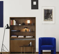 Baladeuse, Manhattan SC52, bronze, toile, LED, 2700K, 100lm, Ø13cm, H25cm - Andtradition