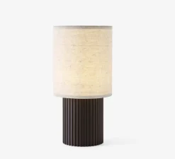 Baladeuse, Manhattan SC52, bronze, toile, LED, 2700K, 100lm, Ø13cm, H25cm - Andtradition