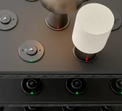 Baladeuse, Manhattan SC52, bronze, toile, LED, 2700K, 100lm, Ø13cm, H25cm - Andtradition