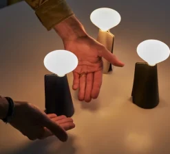 Lampe*Tala Baladeuse, Mantle, , IP44, Ø8cm, H19cm - Noir granite