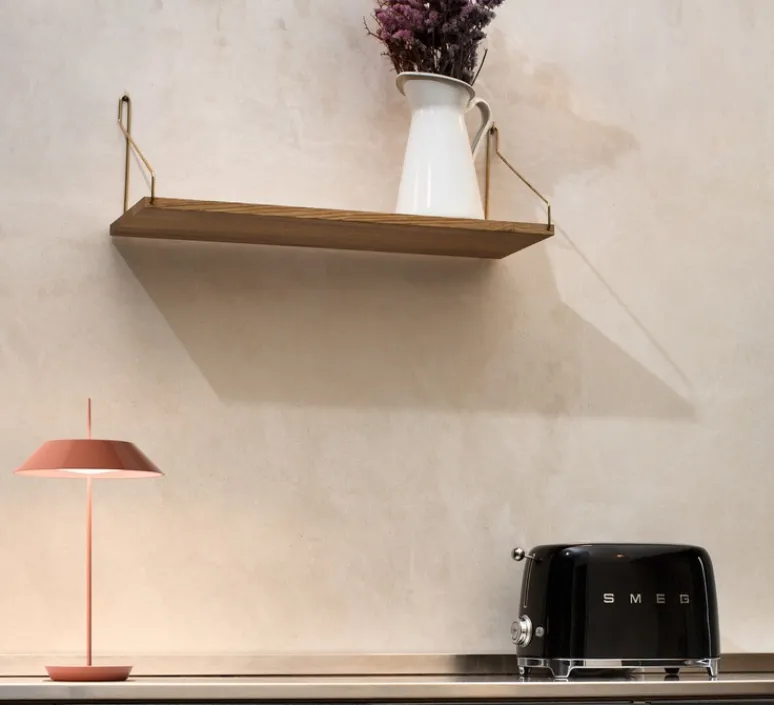 Lampe*Vibia Baladeuse, Mayfair Mini, , LED, dim, 2700k, 175 lm, IP20, Ø20cm, H38cm - rouge terre