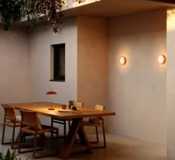 Lampe*Vibia Baladeuse, Mayfair Mini, , LED, dim, 2700k, 175 lm, IP20, Ø20cm, H38cm - rouge terre