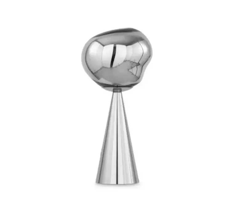 Lampe*Tom Dixon Baladeuse, Melt Portable, , IP44, LED, dim, 3000K, 100 lm, L13cm, H28cm - argent