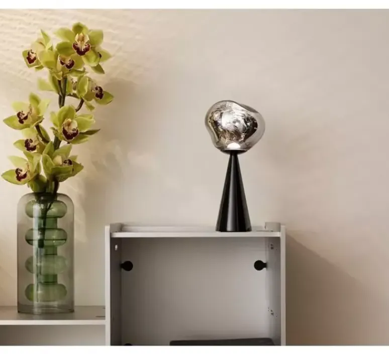 Lampe*Tom Dixon Baladeuse, Melt Portable, , IP44, LED, dim, 3000K, 100 lm, L13cm, H28cm - noir