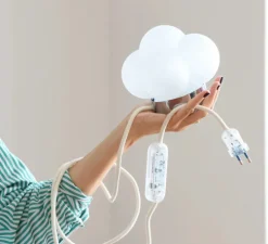 Baladeuse murale, Mimosa, blanc, chrome, Ø16,7cm, H14,7cm - Margaux Keller Collections