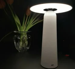 Baladeuse, Mush Mush, blanc, LED, dim, 3000K, 120 lm, Ø14cm, H21,8cm - Nexel