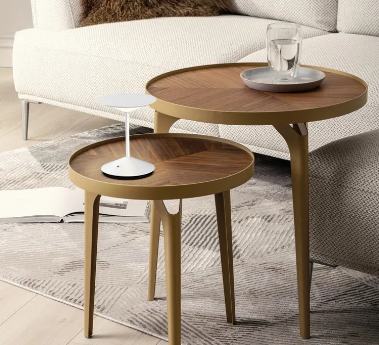 Baladeuse, Narciso, petit, blanc, LED, dim, 3000K, Ø16cm, H20cm - Penta