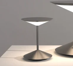 Lampe*Penta Baladeuse, Narciso, petit, , LED, dim, 3000K, Ø16cm, H20cm - gris