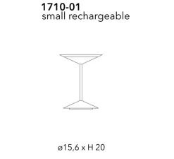 Lampe*Penta Baladeuse, Narciso, petit, , LED, dim, 3000K, Ø16cm, H20cm - orange