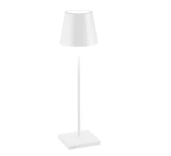 Lampe*Zafferano Baladeuse, Poldina, , IP65, LED, dim, 2200-3000K, 256 lm, Ø11cm, H38cm - blanc