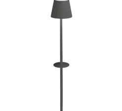 Baladeuse, Poldina, Gris foncé, avec piquet, IP54, LED, dim, 2200-3000K, 256 lm, Ø11cm, H60cm - Zafferano