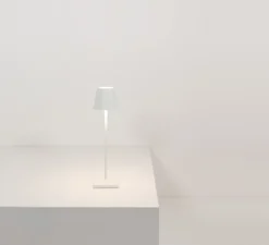 Baladeuse, Poldina Micro, blanc, IP65, LED, dim, 2200-3000K, 195 lm, Ø7cm, H27,5cm - Zafferano