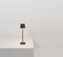 Baladeuse, Poldina Micro, cuivre, IP65, LED, dim, 2200-3000K, 195 lm, Ø7cm, H27,5cm - Zafferano