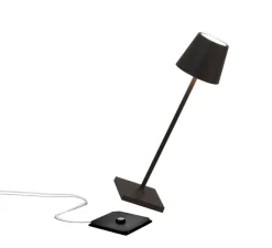 Lampe*Zafferano Baladeuse, Poldina Micro, , IP65, LED, dim, 2200-3000K, 195 lm, Ø7cm, H27,5cm - noir