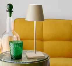 Lampe*Zafferano Baladeuse, Poldina Mini, , IP65, LED, dim, 2200-3000K, 234-256 lm, Ø11cm, H30cm - sable